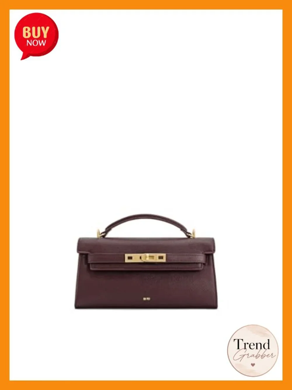 Vegan Leather Top Handle Bag with Crossbody Strap